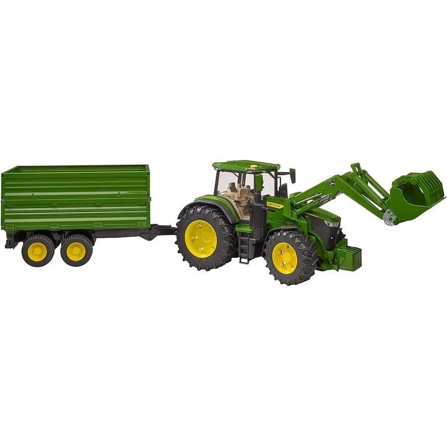 Bruder John Deere 7R 350 Tractor with Frontloader & Trailer
