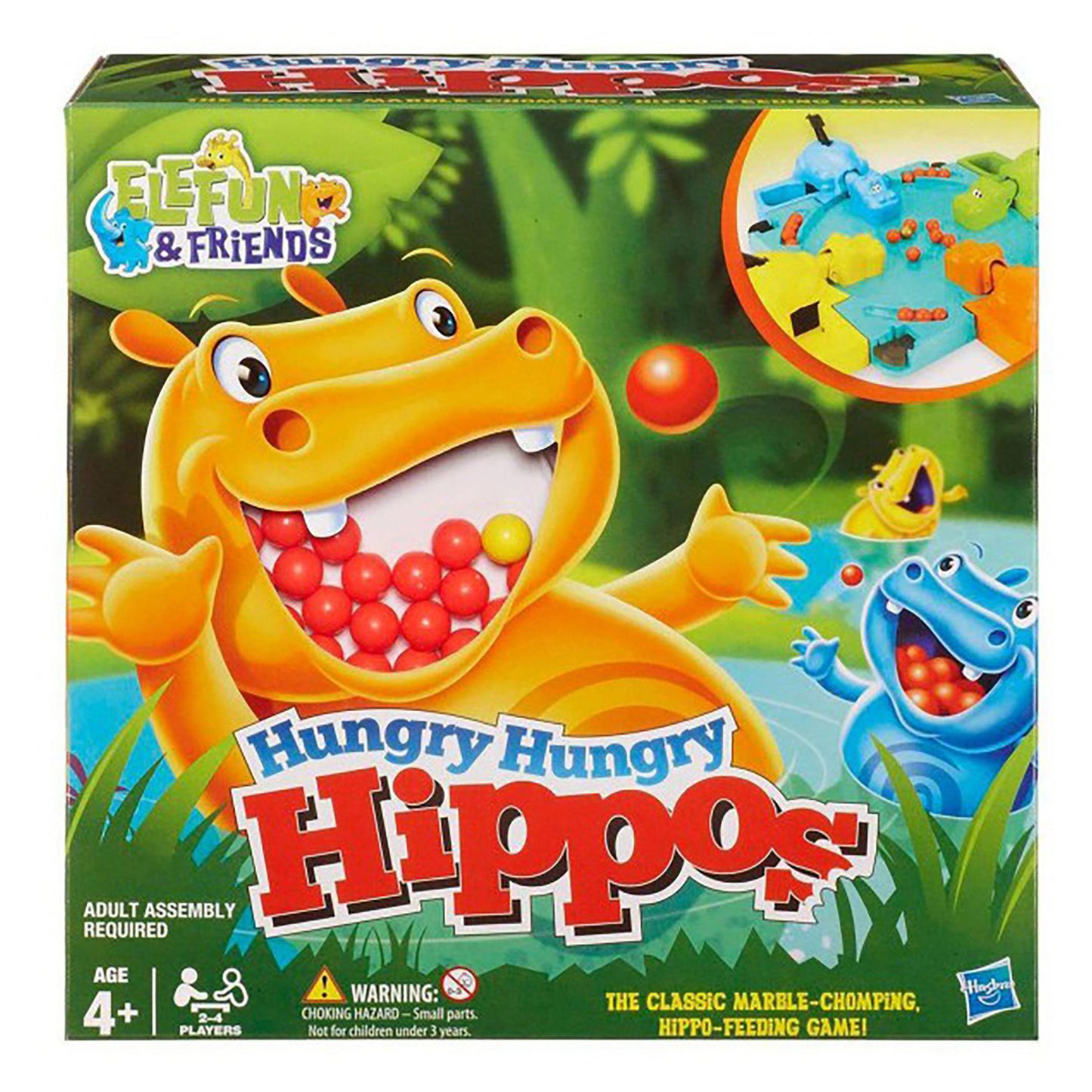 Hasbro Gaming Elefun and Friends Hungry Hungry Hippos Game