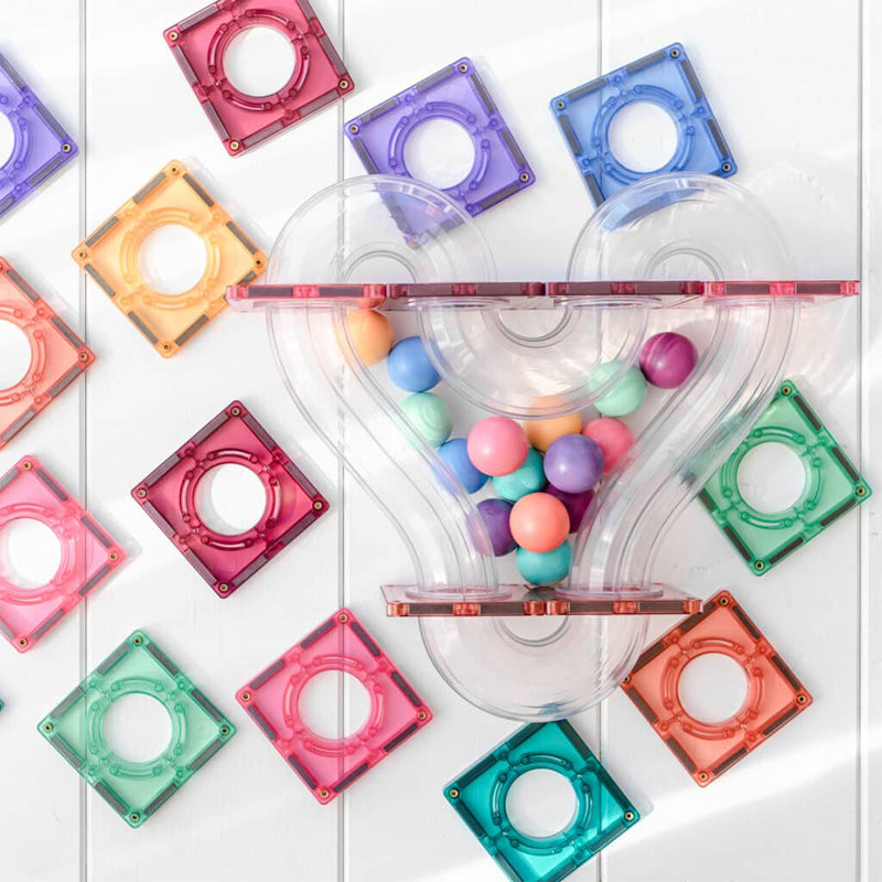 Connetix Pastel Ball Run Pack 106 pc