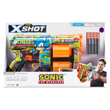 X-SHOT Skins Dread Foam Dart Blaster by Zuru - Sonic the Hedgehog - Hyper Spike