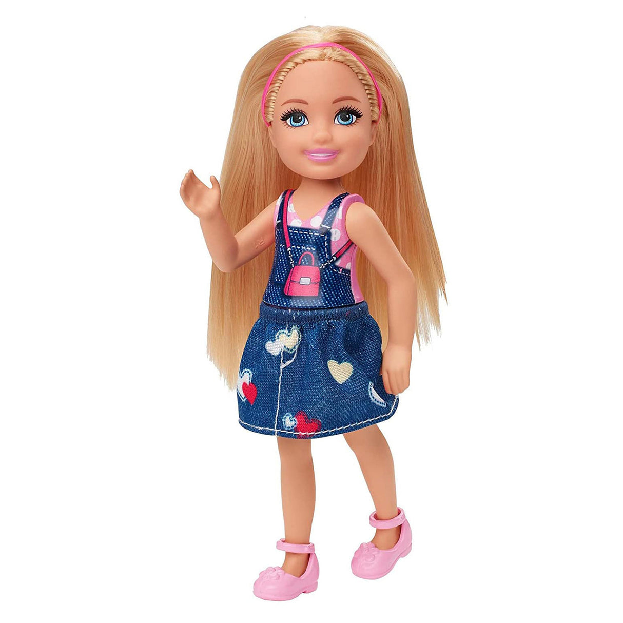Barbie Club Chelsea Doll - Blonde Doll In Heart Theme