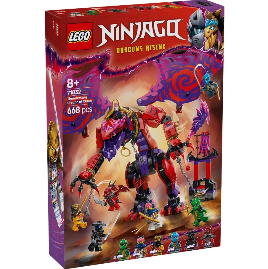 LEGO Ninjago Thunderfang Dragon of Chaos 71832