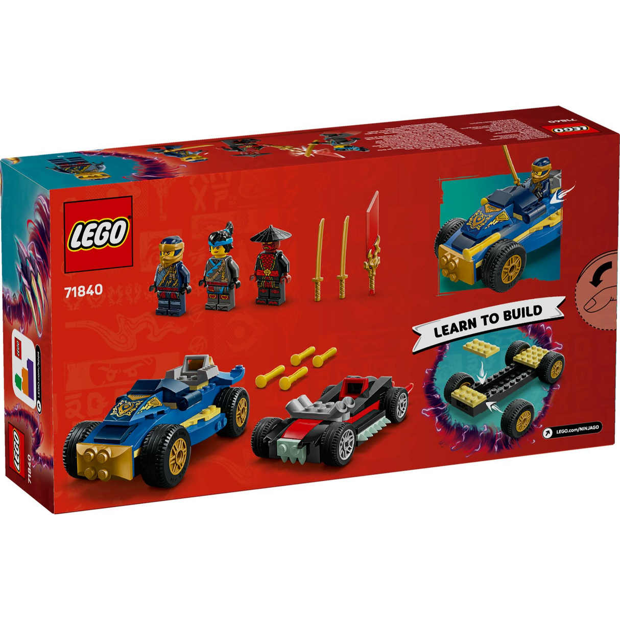 LEGO Ninjago Rogue vs. Drix Race Car Duel 71840