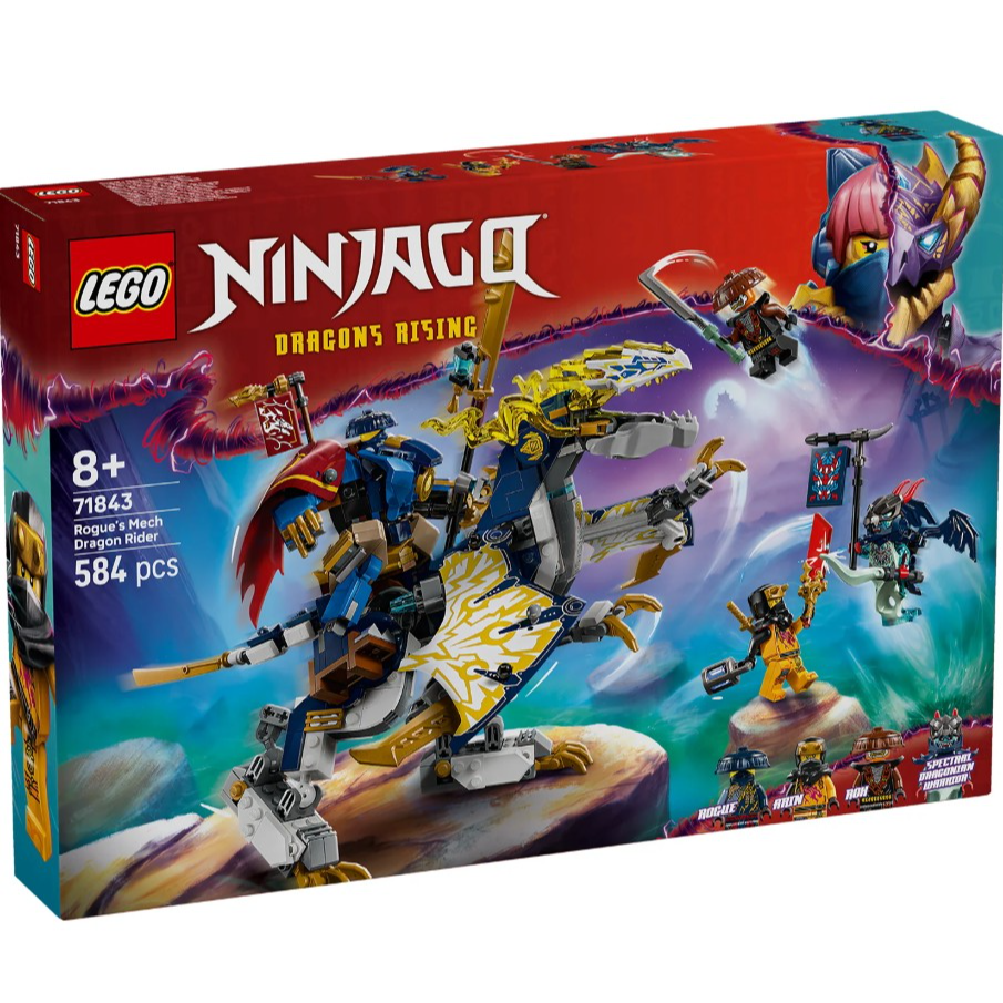 LEGO Ninjago Rogue’s Mech Dragon Rider 71843