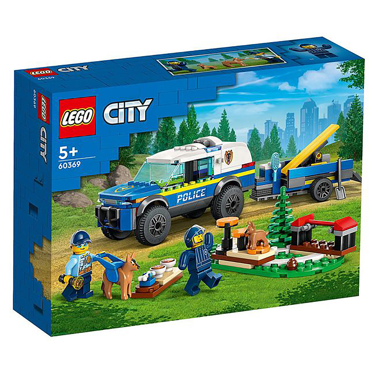 LEGO City Mobile Police Dog Training 60369 (197 pieces)