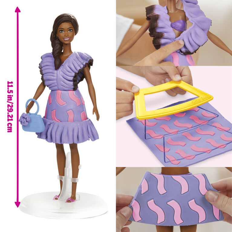 Play-Doh Barbie Fashionista Ruffles Doll Set