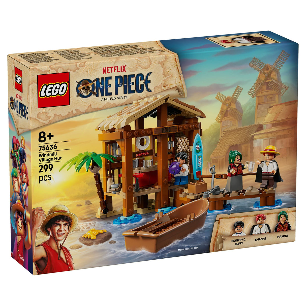 LEGO One Piece Next Windmill Village Hut 75636