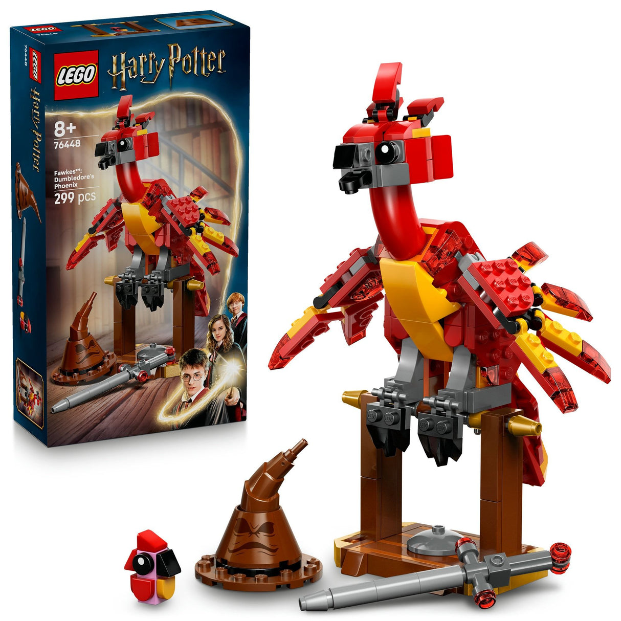 LEGO Harry Potter Fawkes Dumbledore's Phoenix 76448