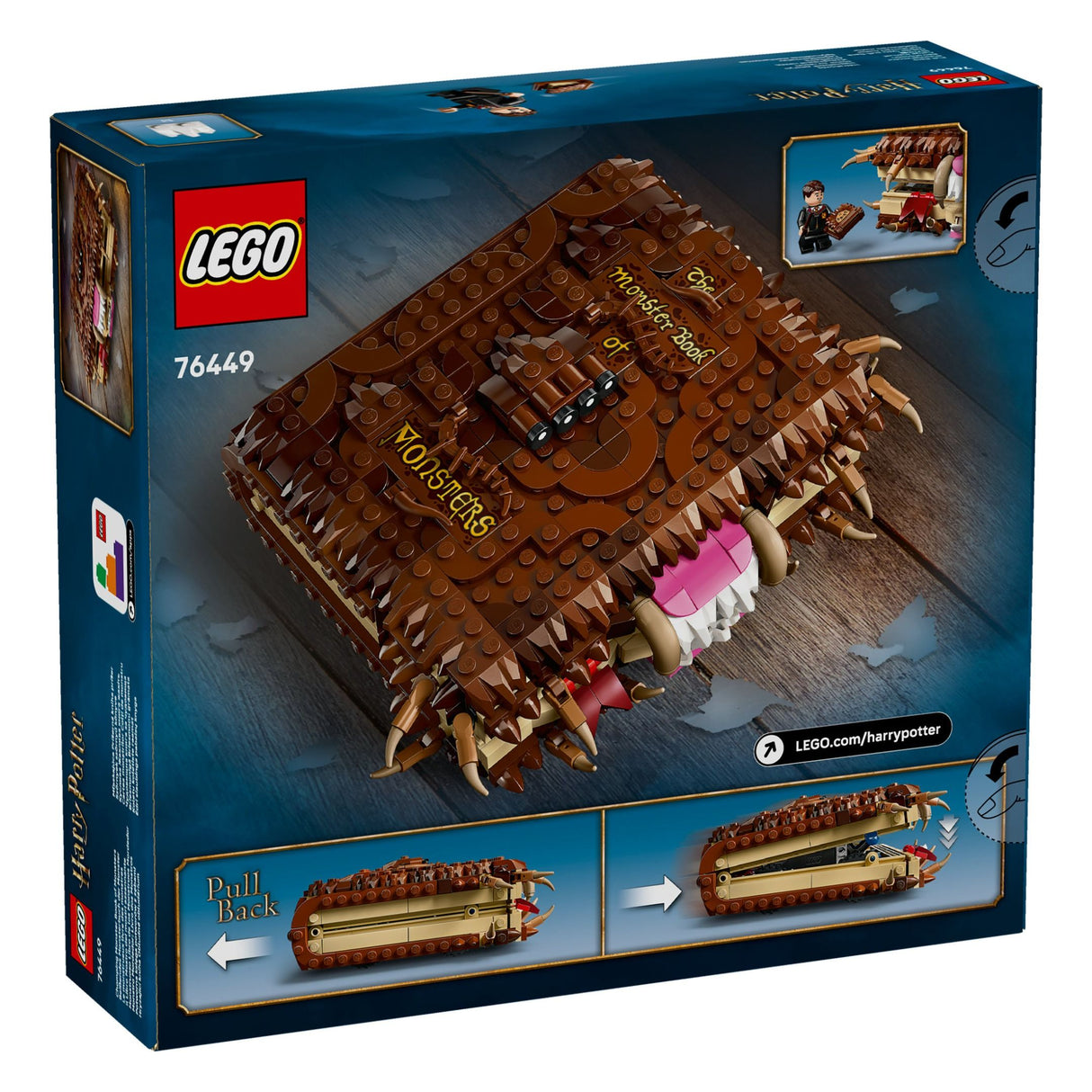 LEGO Harry Potter Chomping Monster Book of Monsters 76449