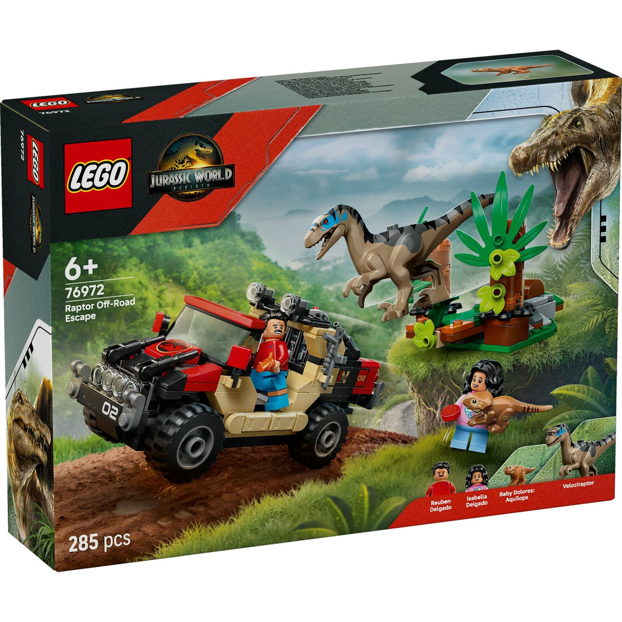 LEGO Jurassic World Raptor Off-Road Escape 76972