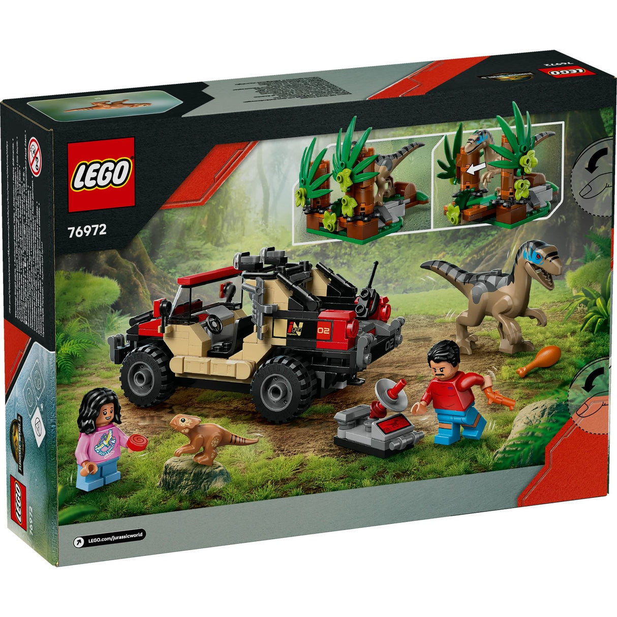 LEGO Jurassic World Raptor Off-Road Escape 76972