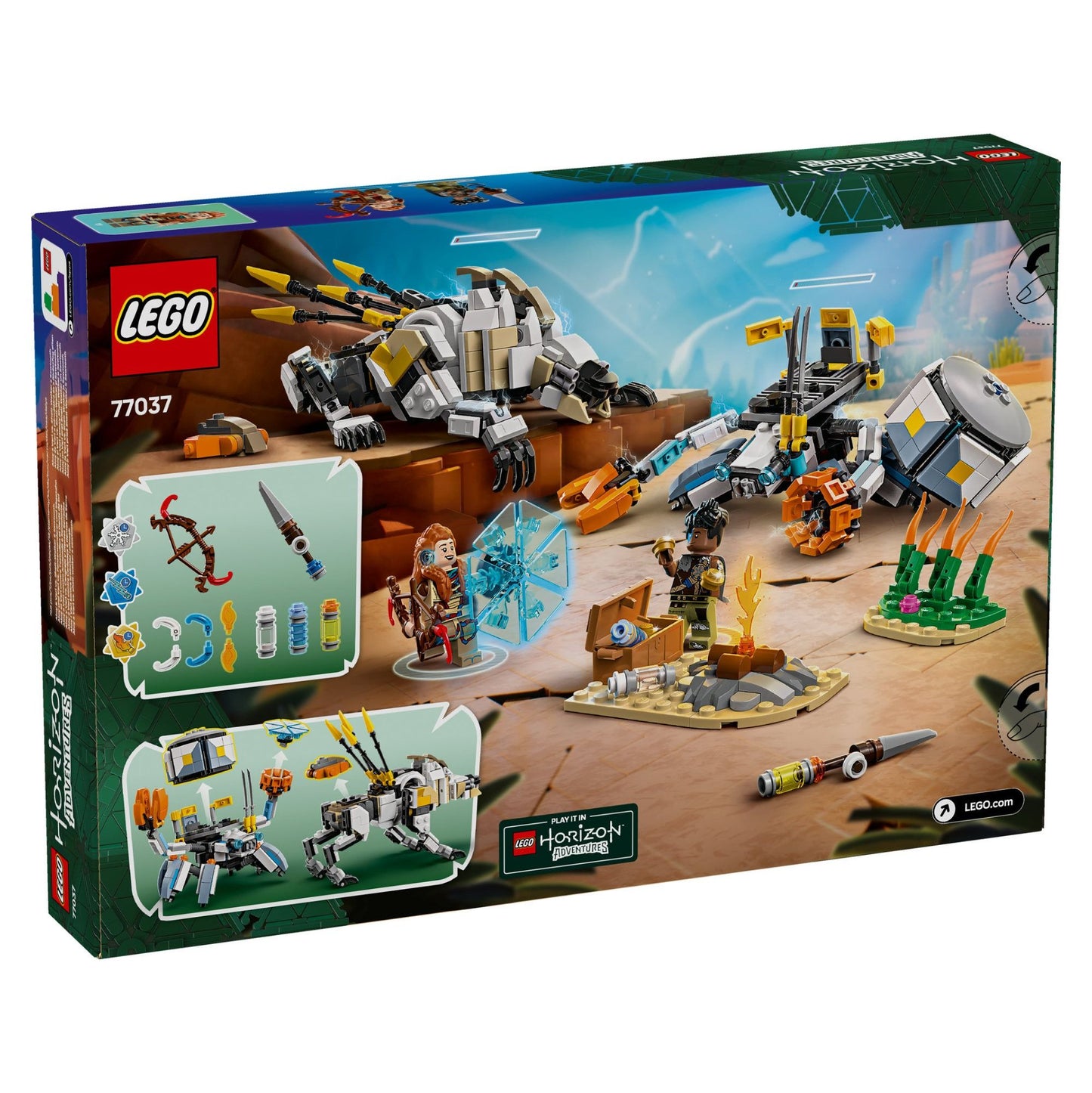 LEGO Horizon Adventures Aloy & Varl Vs. Shell-Walker & Sawtooth 77037