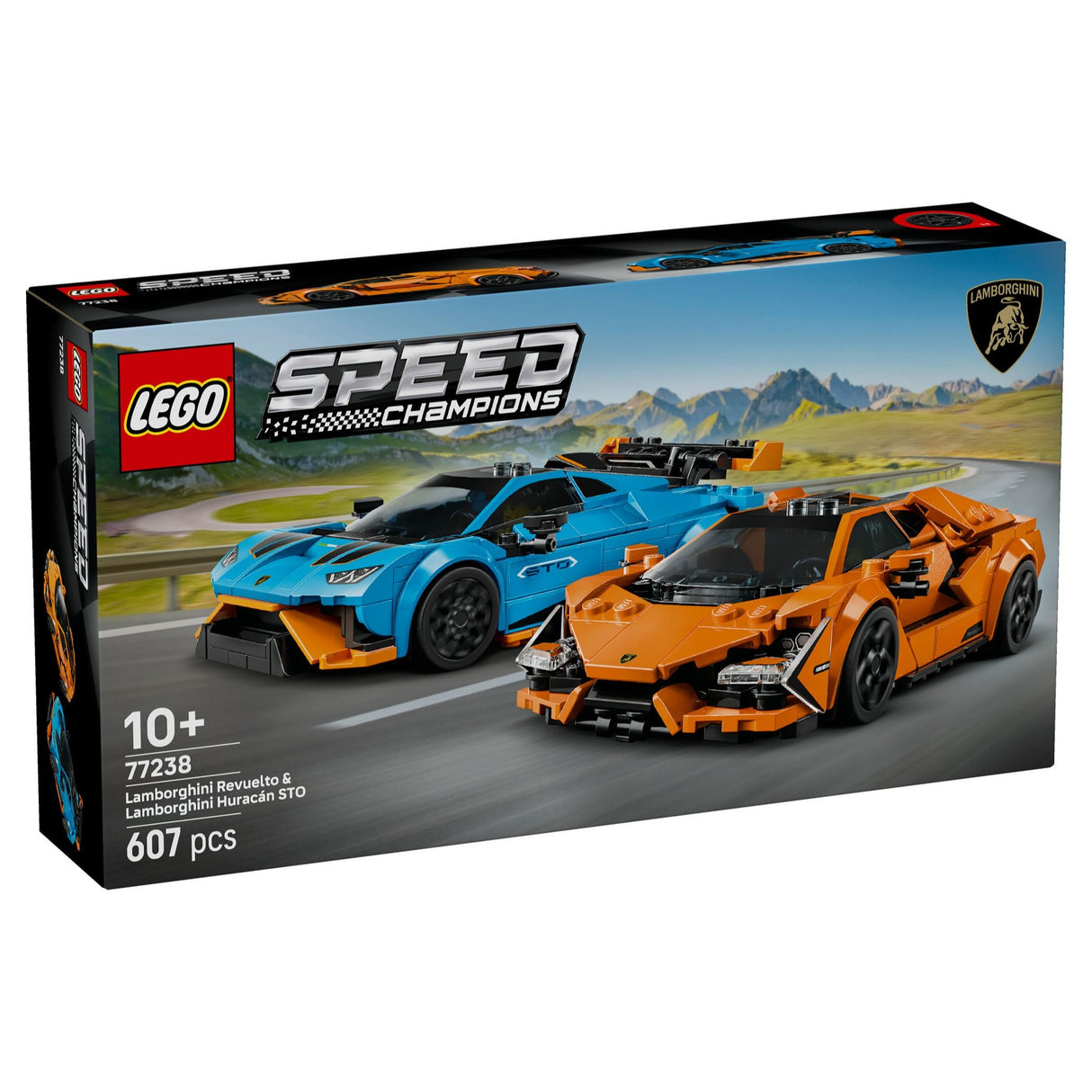 LEGO Speed Champions Lamborghini Revuelto & Huracán Vehicle 77238