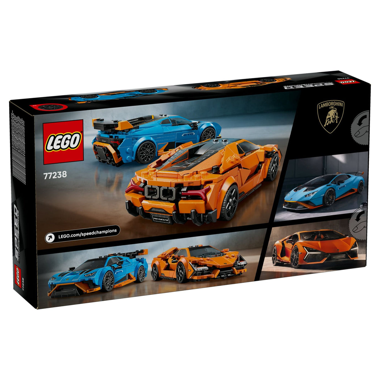 LEGO Speed Champions Lamborghini Revuelto & Huracán Vehicle 77238