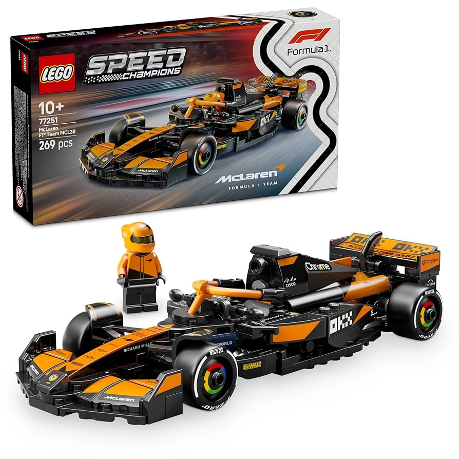 LEGO Speed Champions McLaren F1 Team MCL38 Race Car