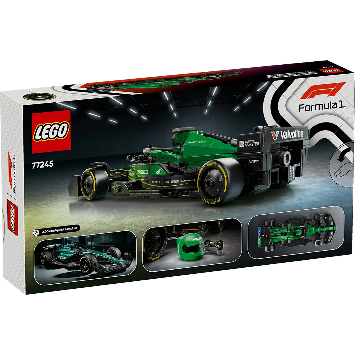 LEGO Speed Champions Aston Martin Aramco F1 AMR24 Race Car