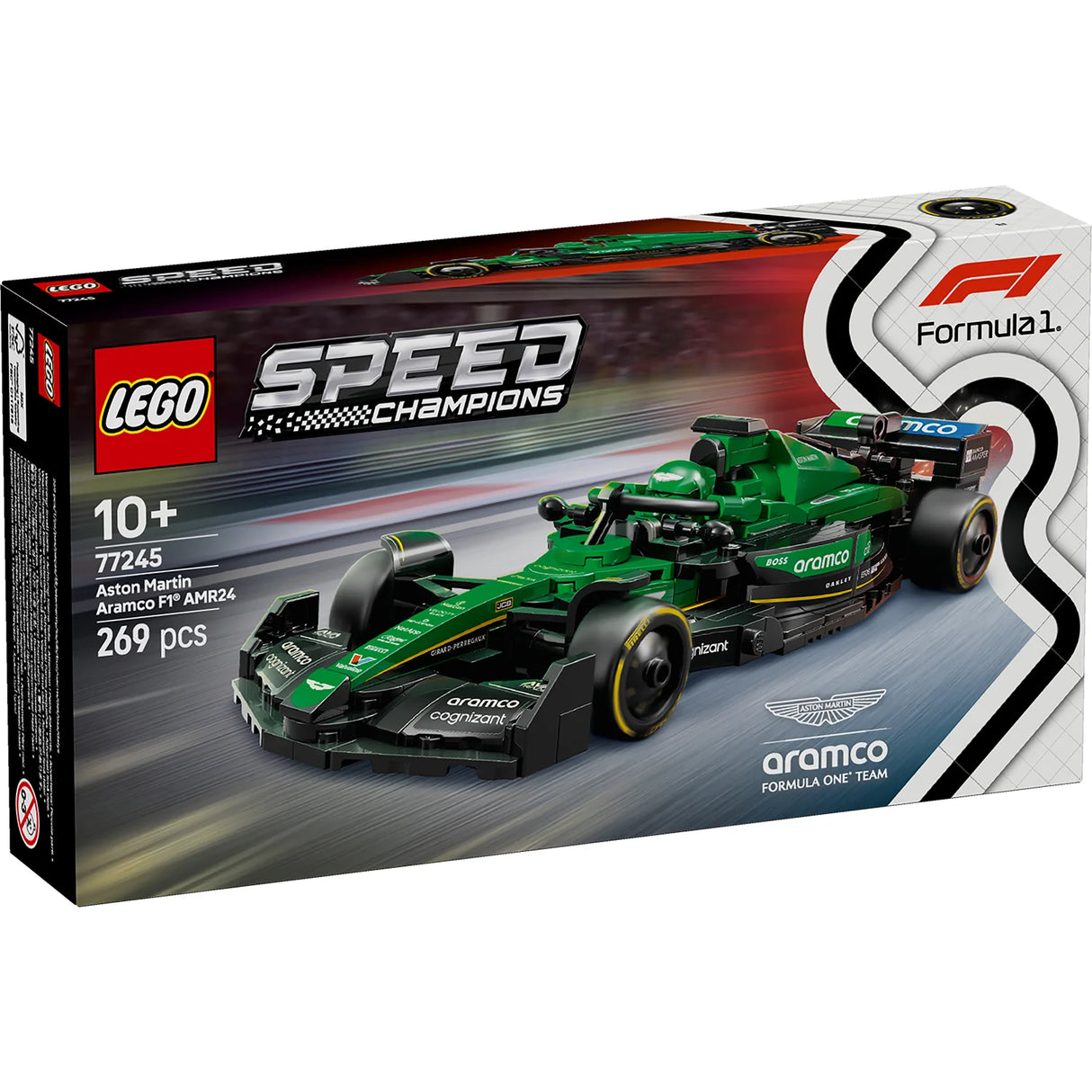 LEGO Speed Champions Aston Martin Aramco F1 AMR24 Race Car