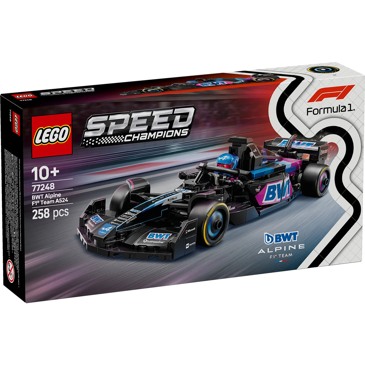 LEGO Speed Champions BWT Alpine F1 Team A524 Race Car