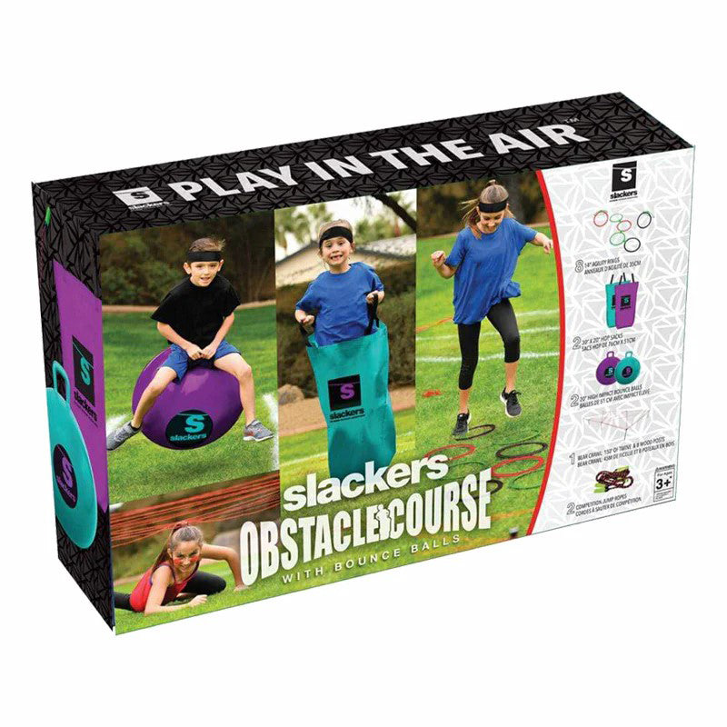 Slackers Ninja Obstacle Course with Bounce Balls