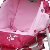 Valcobaby Mini Marathon Doll Stroller with Toddler Seat, Pink