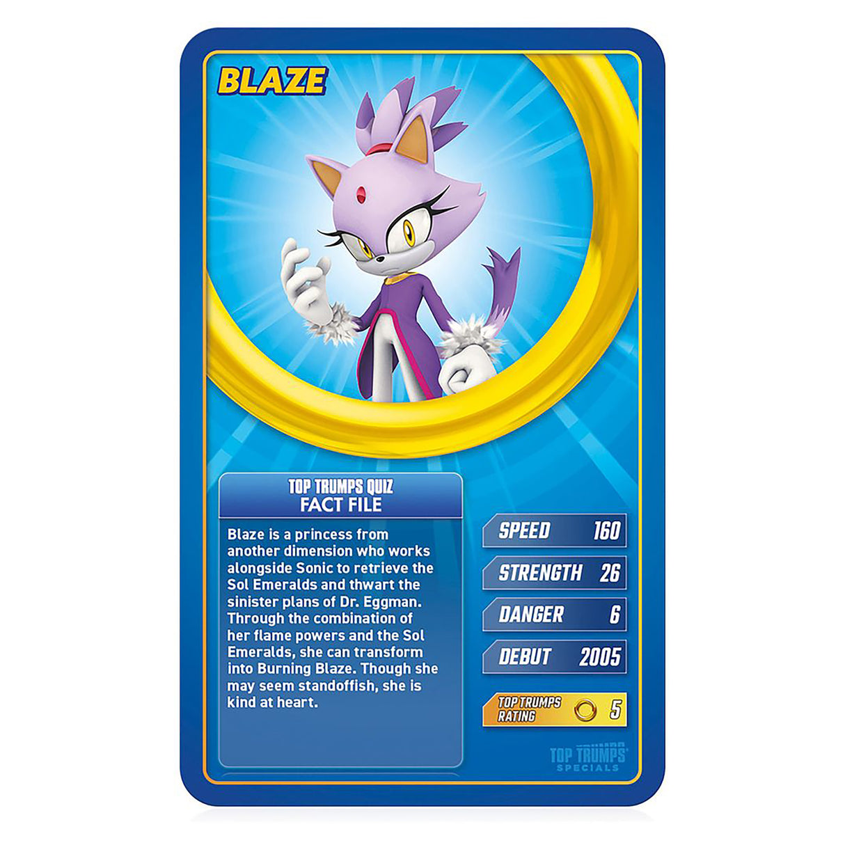 Top Trumps Sonic the Hedgehog Card Game