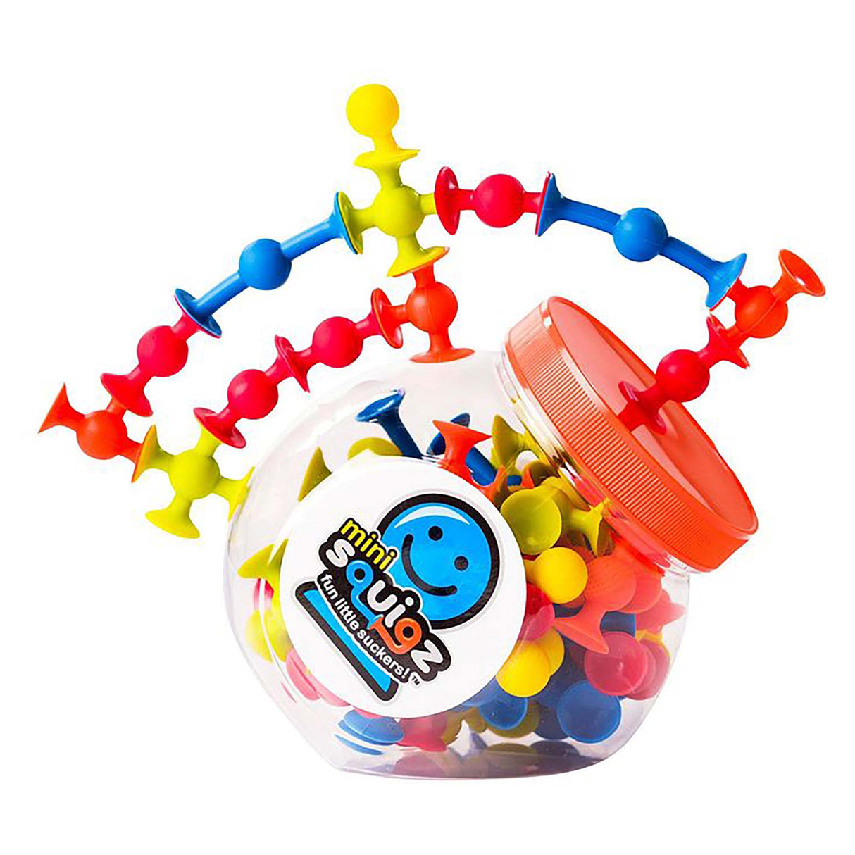 Fat Brain Mini Squigz Suckers Container (75 pieces)
