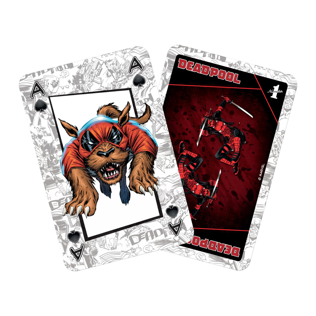 Waddingtons No. 1 of London Playing Cards Deadpool