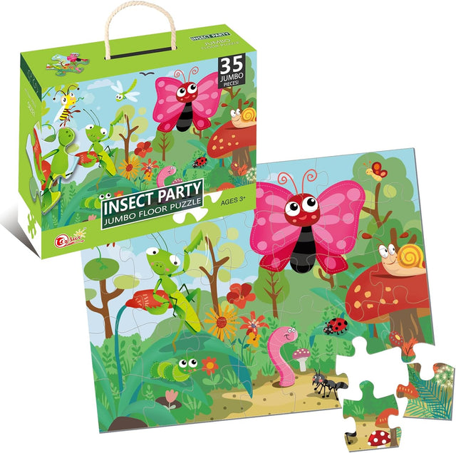 Insect Party Jumbo 35-piece Floor Puzzle