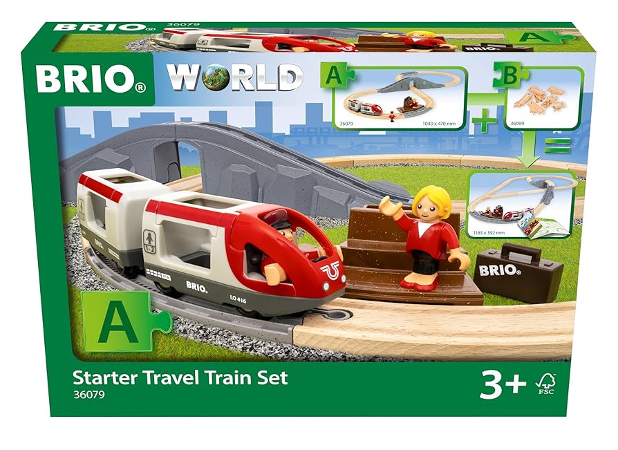 BRIO Starter Travel Train Set 22 pieces