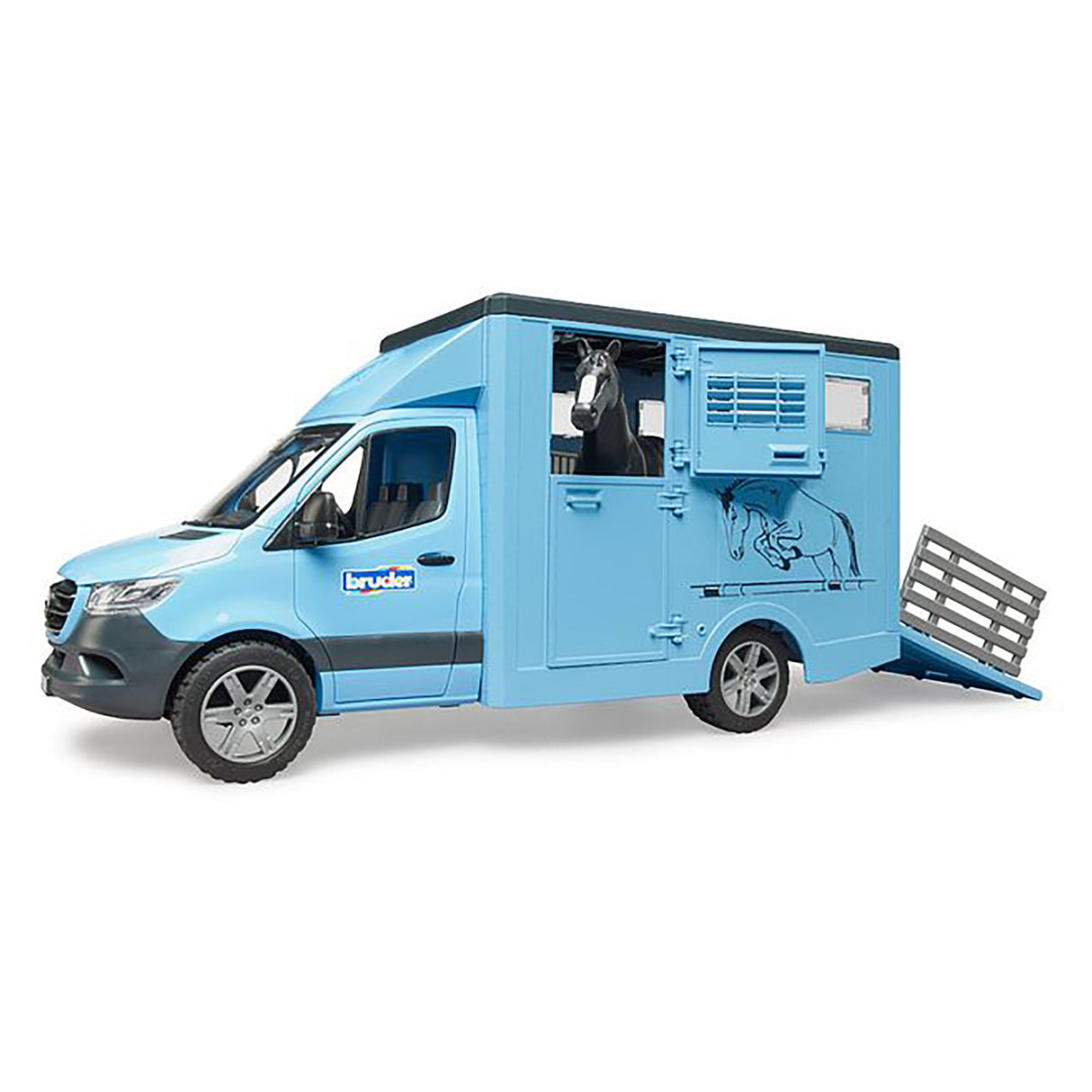 Bruder Mercedes G3 Sprinter Animal Transporter with Horse