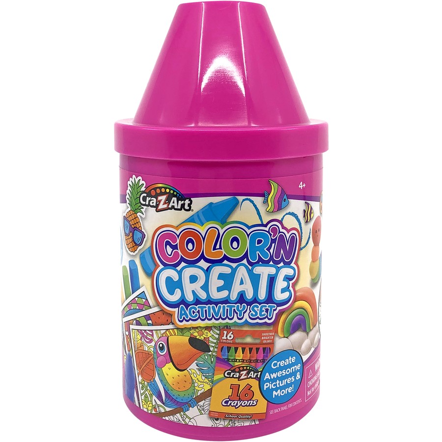 CRA-Z-ART Colour and Create Crayon Can