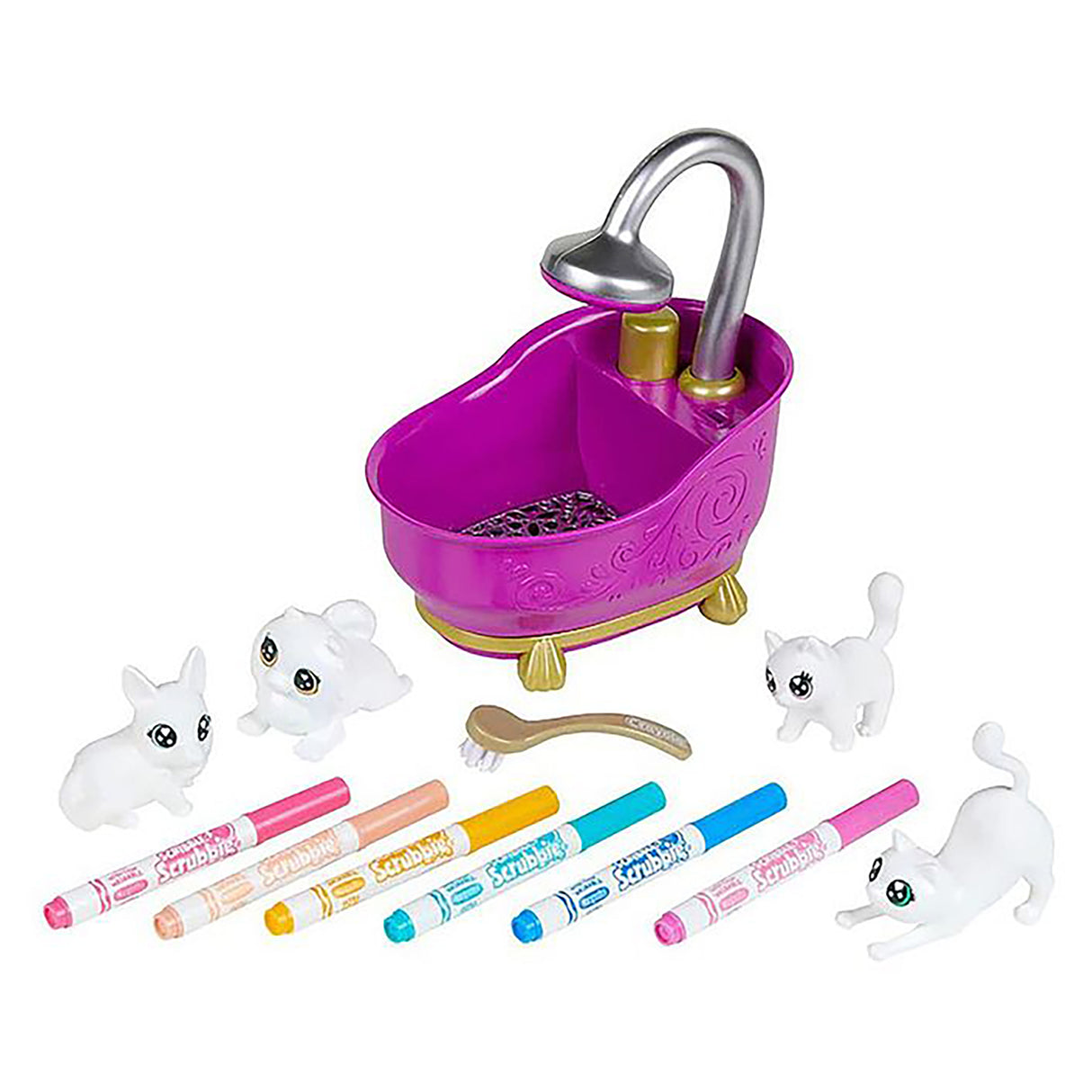 Crayola Scribble Scrubbies Pets Bathtub Play Set