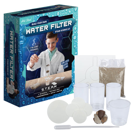 Art Star Build Your Own Water Filter Steam Science Kit