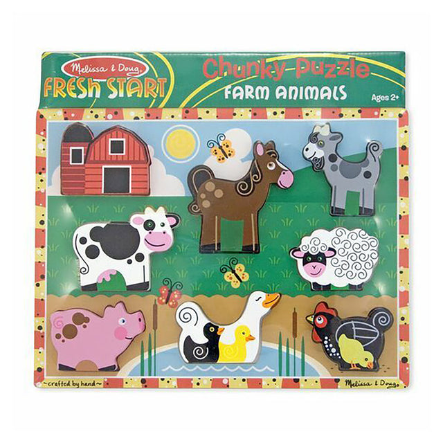Melissa & Doug Farm Chunky Puzzle