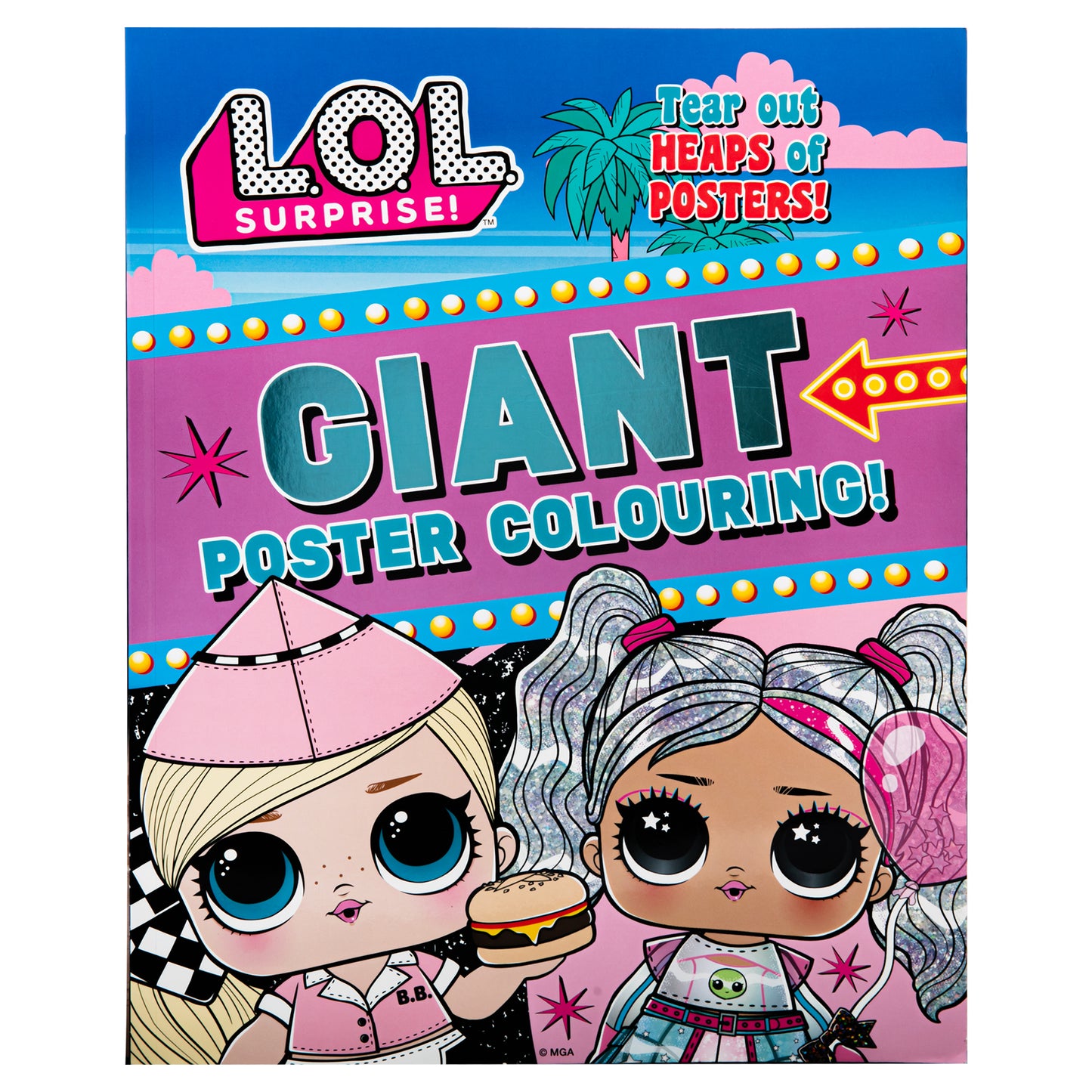 L.O.L. Surprise Giant Poster Colouring Book