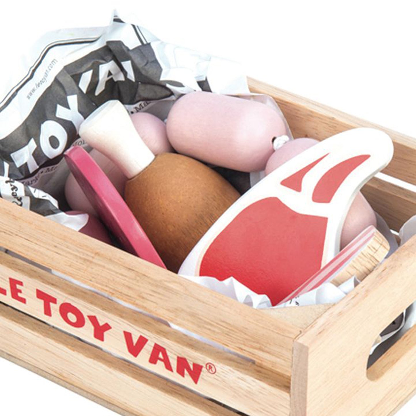 Le Toy Van Honeybake Market Meat in Crate