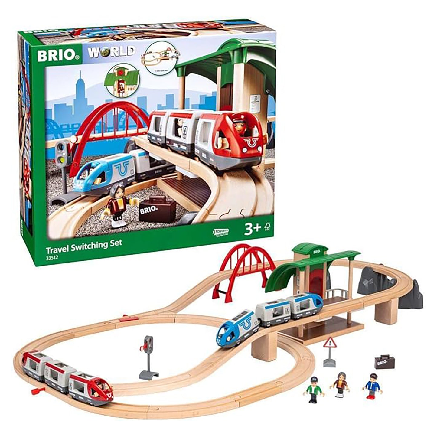 BRIO 33512 Travel Switching Train Set