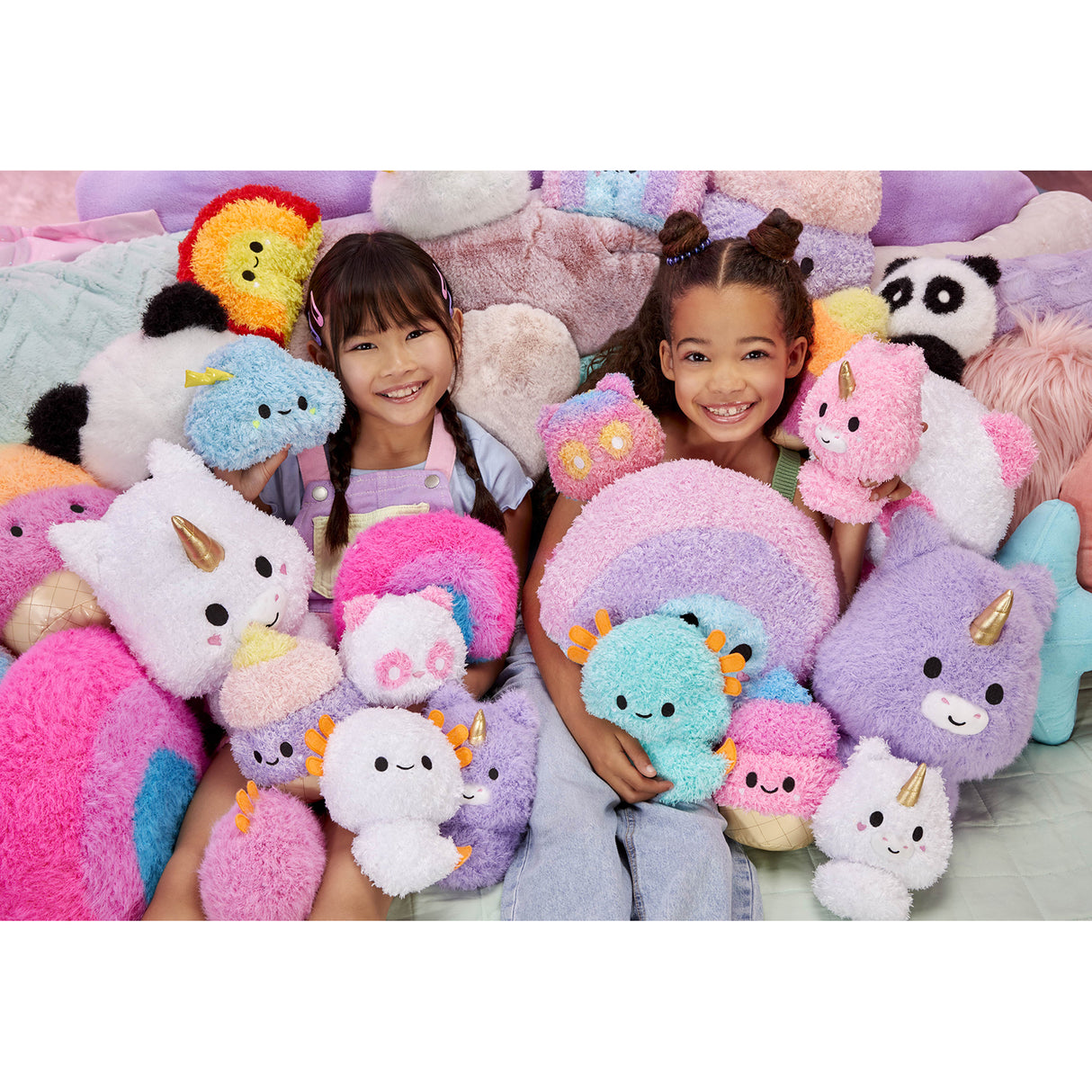 Fluffie Stuffiez Series 1 Large Plush - Panda (Solid)