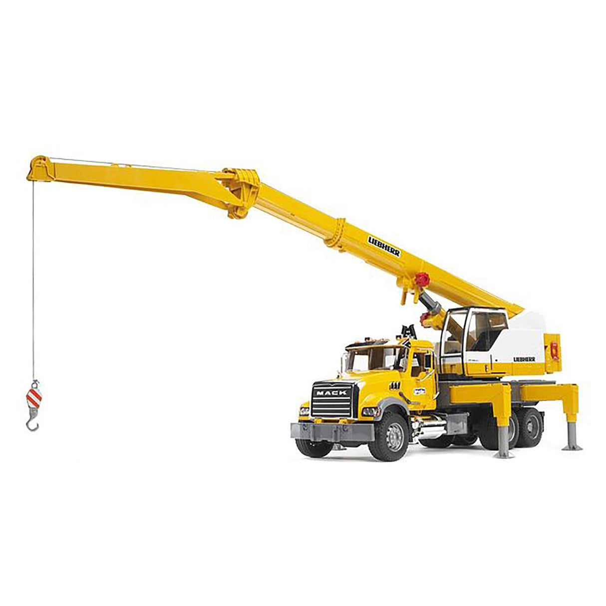 Bruder 1/16 MACK Granite Liebherr Crane Truck
