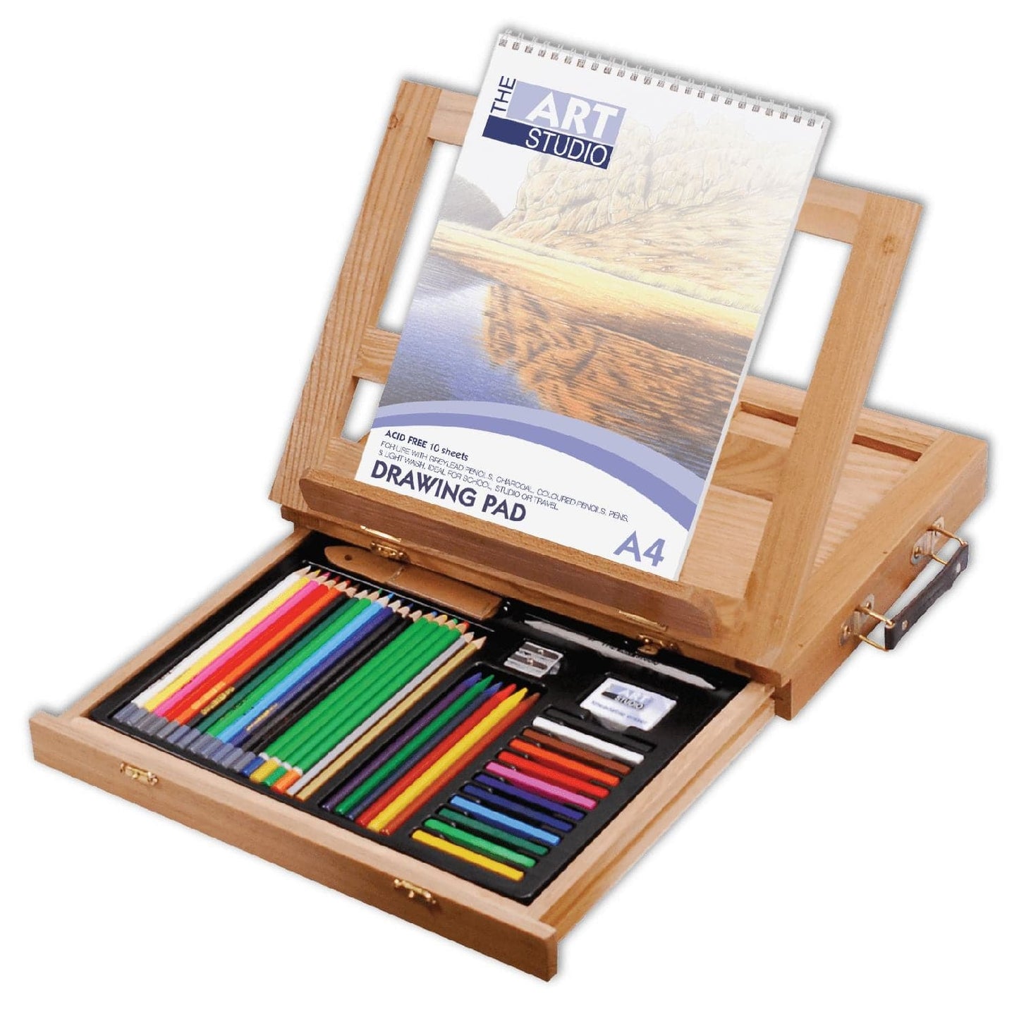 Gray The Art Studio Art Class Series Drawing Easel Art Set Drawing and Sketching Sets