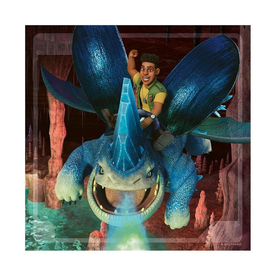 Ravensburger How to Train your Dragons Realms Puzzle 3x49 Piece