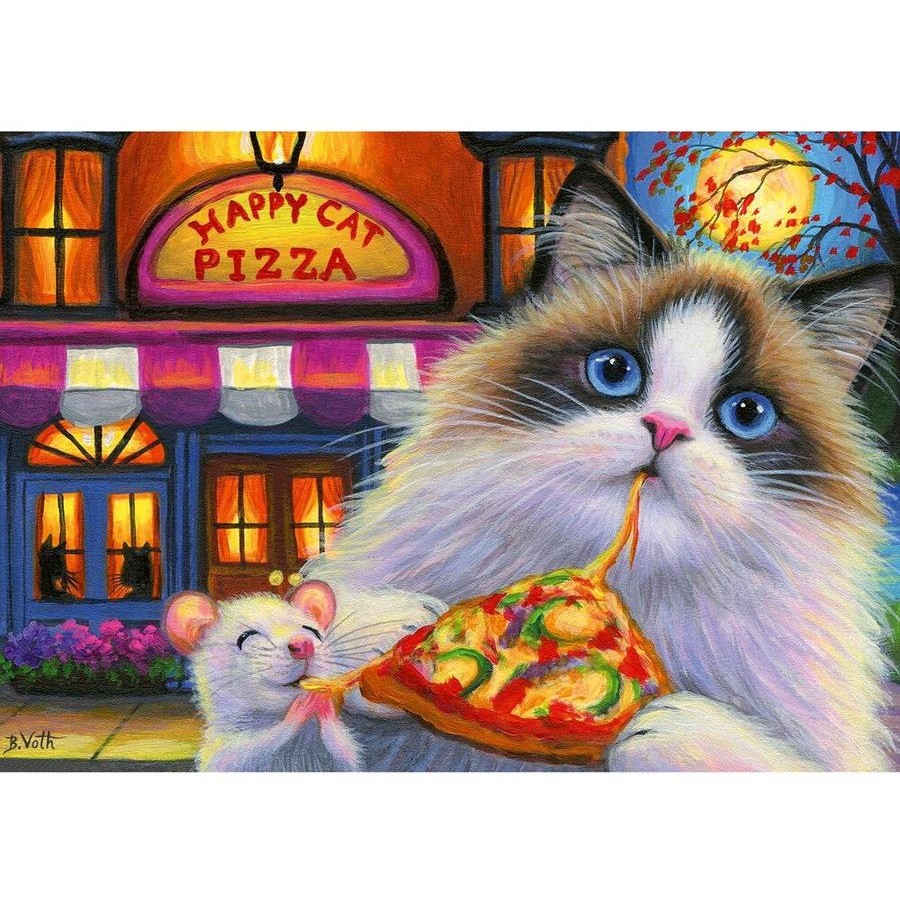 Ravensburger Happy Cat Pizza Puzzle 35 Pieces