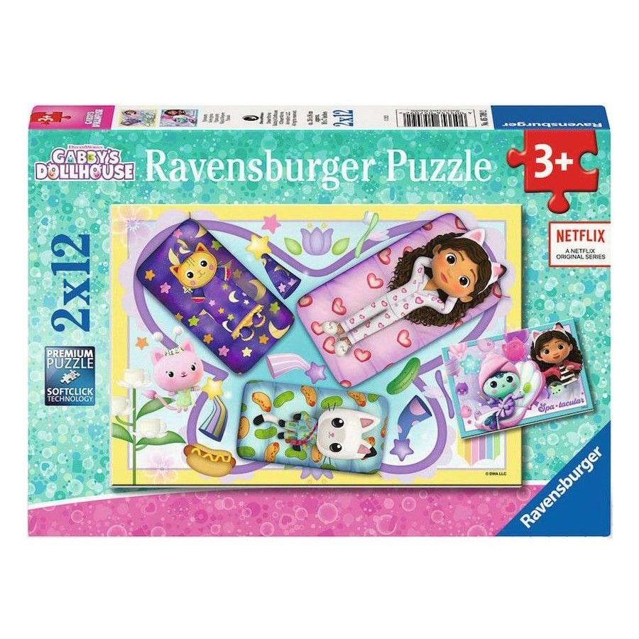 Ravensburger Gabby's Dollhouse Magical Sleepover Jigsaw Puzzle 2x12 Piece