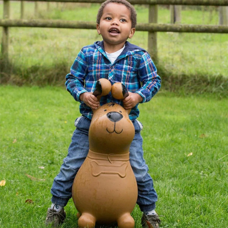 Happy Hopperz Brown Dog Ride-On