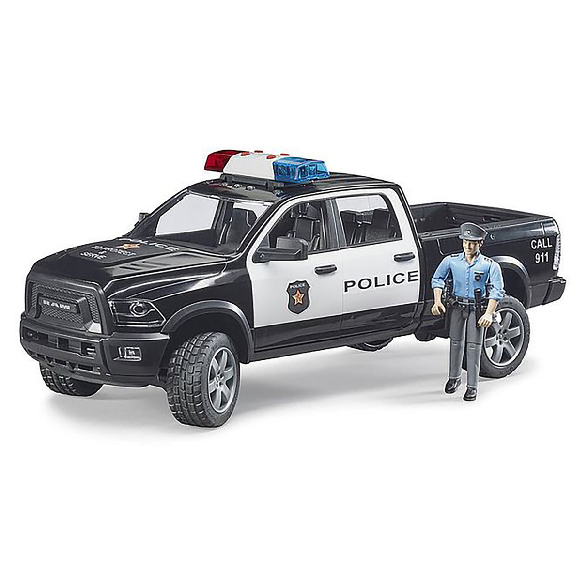 Bruder 1/16 Police Ram 2500 with Policeman Officer