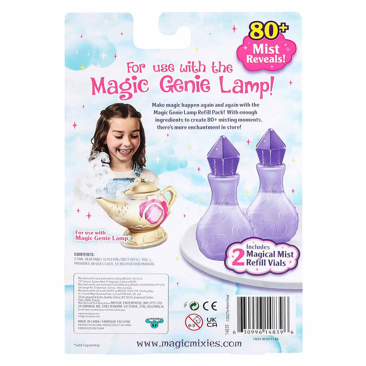 Magic Mixies Magical Mist Refill Pack Magic Genie Lamp