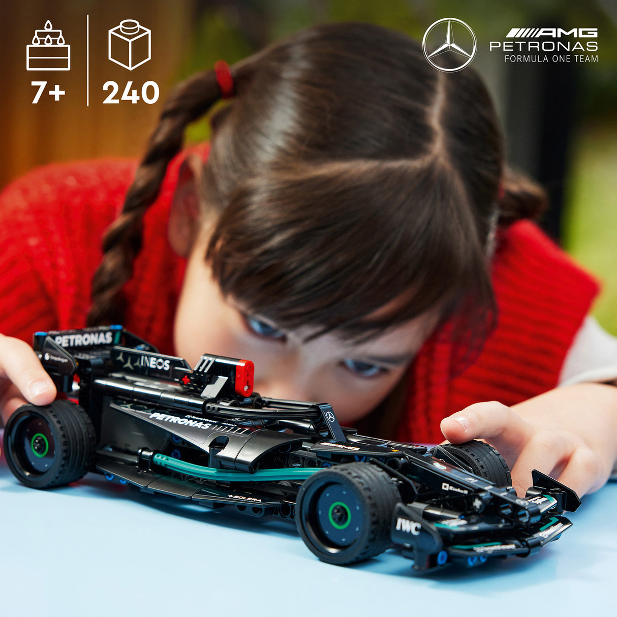 LEGO Technic Mercedes-Amg F1 W14 E Performance Pull-Back 42165, (240-Pieces)