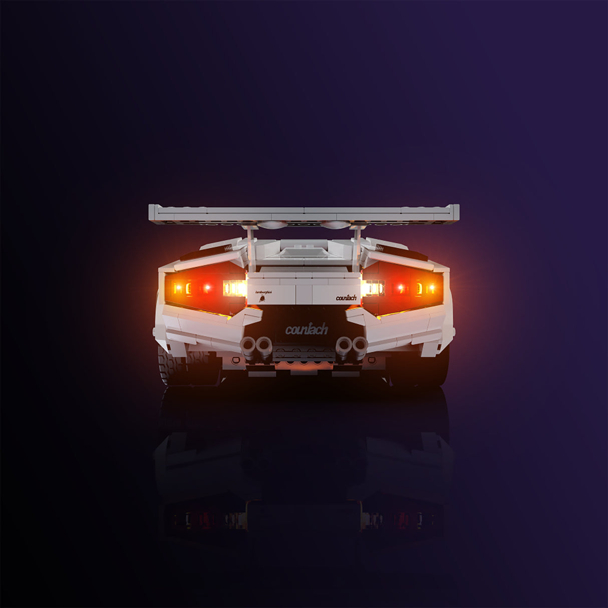 LMB 2.0 Light Kit for LEGO Lamborghini Countach 5000 Quattrovalvole #10337