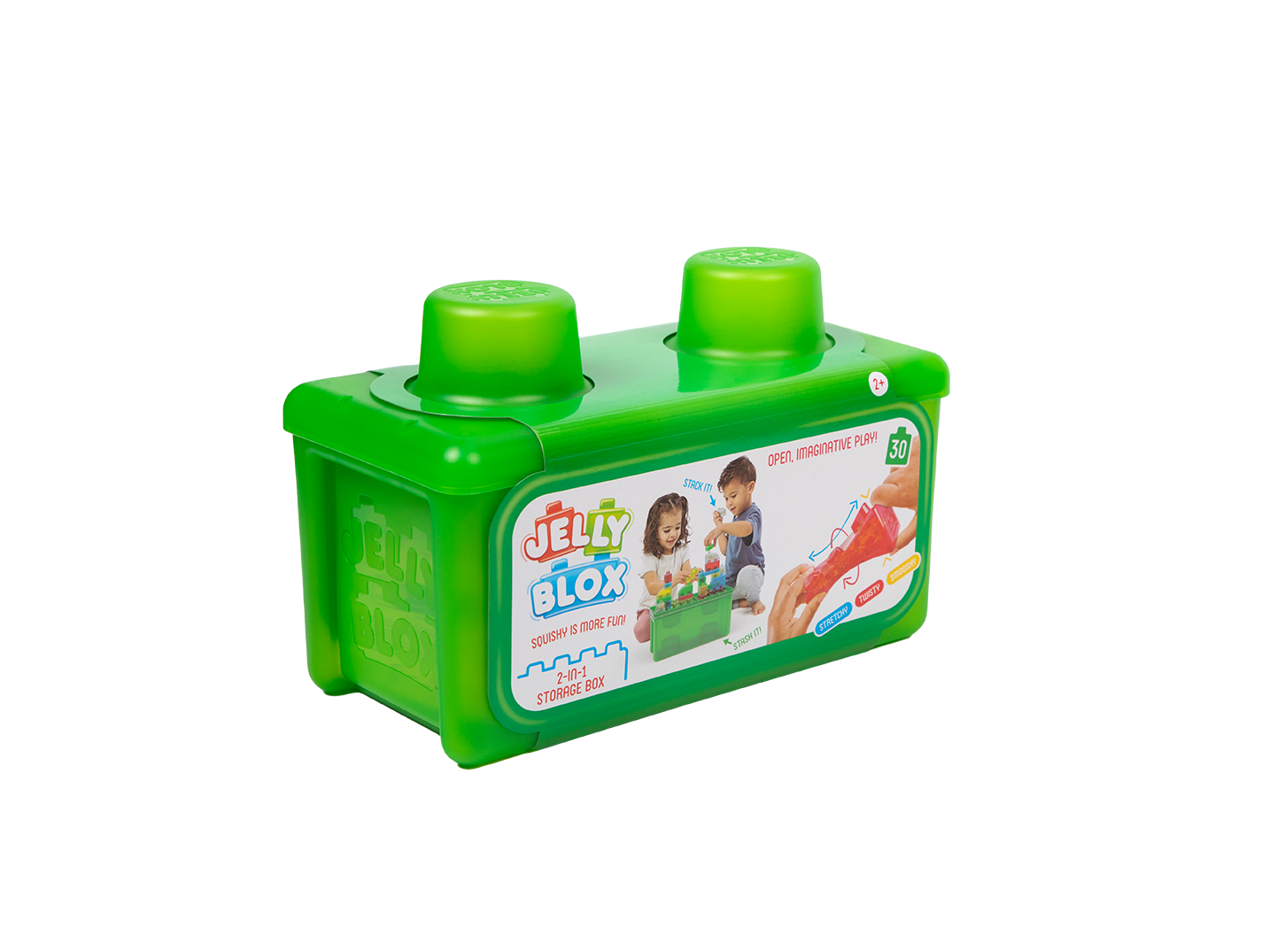 Jelly Blox - Stash & Stack 2 in 1 Storage Case