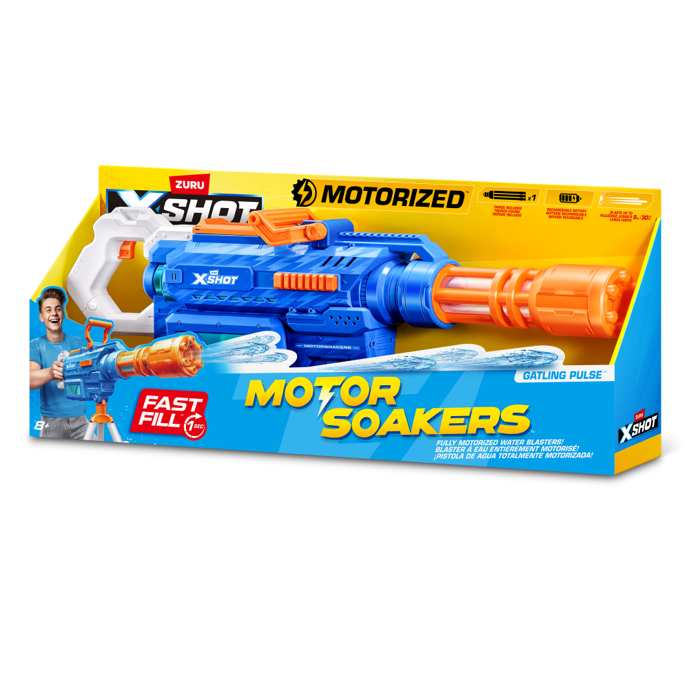 Zuru X SHOT Fast Fill Motor Soakers Gatling